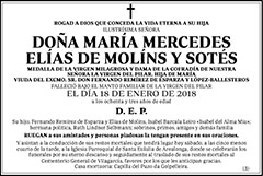 María Mercedes Elías de Molíns y Sotés